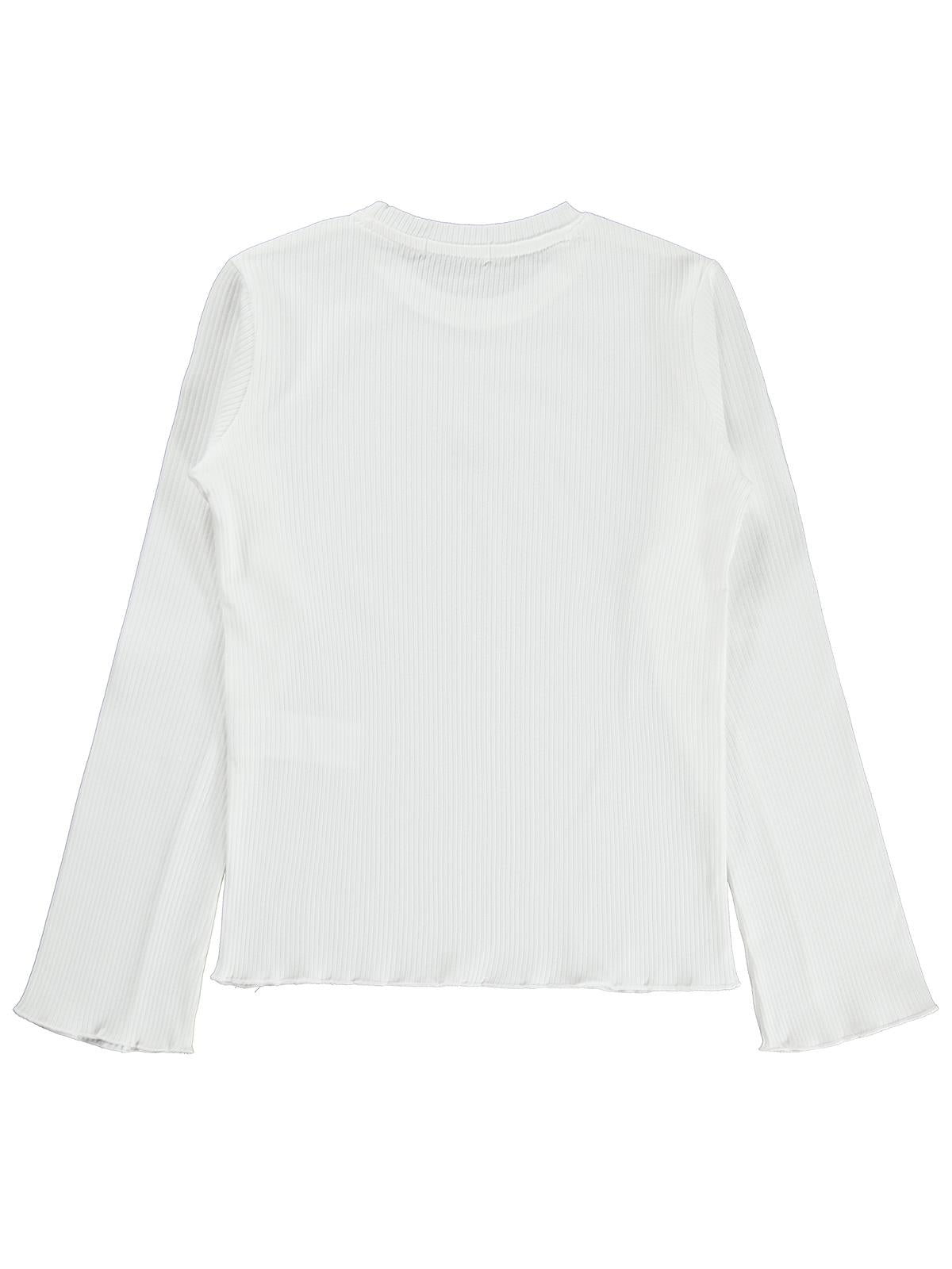 Civil Girls Yıldız Nakışlı 10-13 Yaş Sweatshirt - Ekru