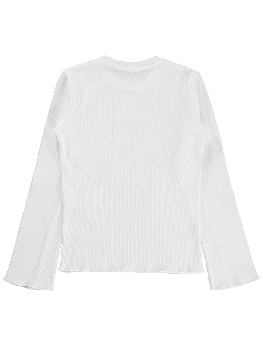 Civil Girls Yıldız Nakışlı 10-13 Yaş Sweatshirt - Ekru