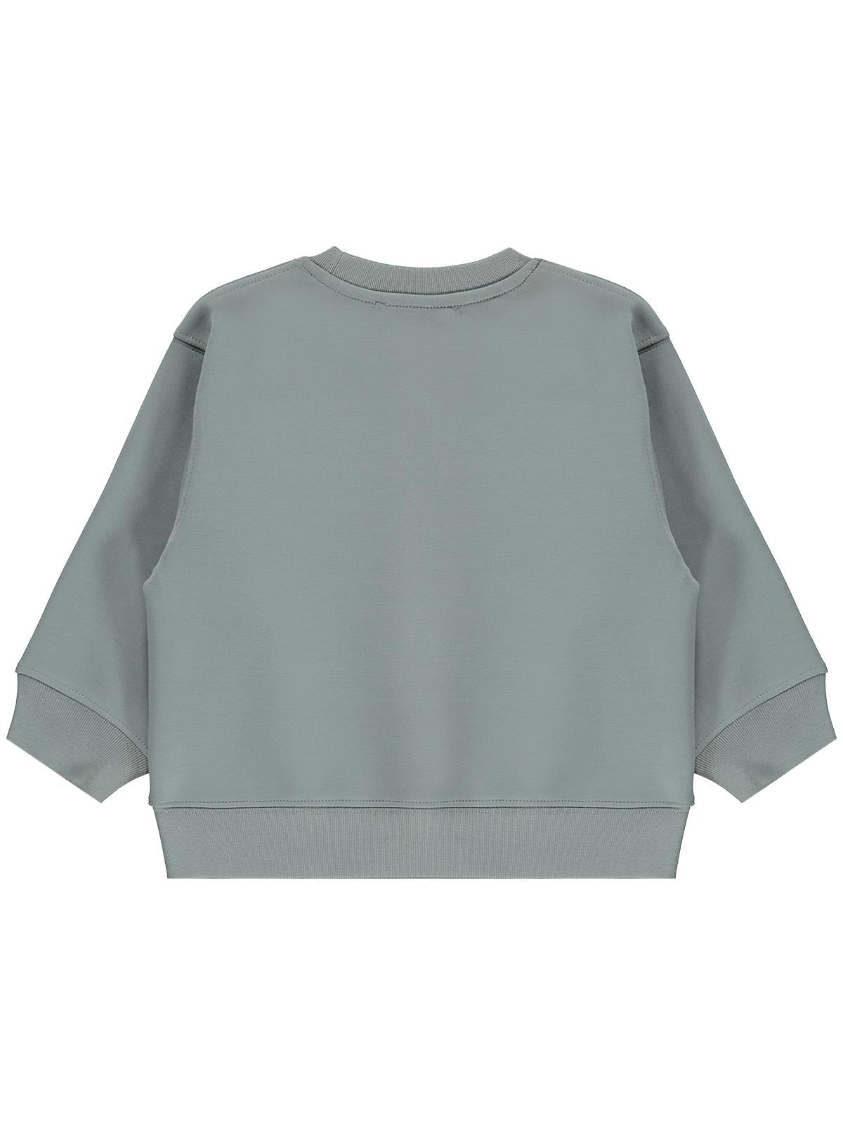Civil Erkek Çocuk Basic Sweatshirt | Oysho Uzun Kol Bisiklet Yaka | Okul Kreş ve Günlük Kullanım - Gri