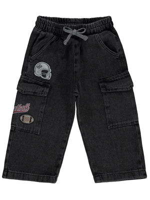 Civil Boys Kargo Cepli 2-5 Yaş Pantolon Kot - Gri