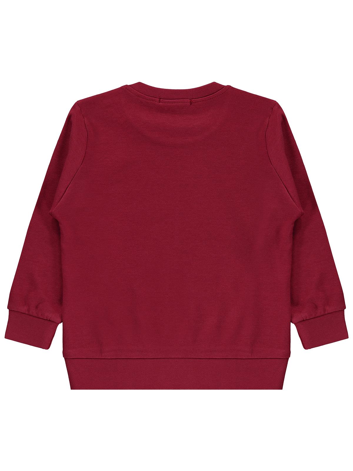 Civil Boys Certıfıed Baskılı 2-5 Yaş Sweatshirt - Bordo