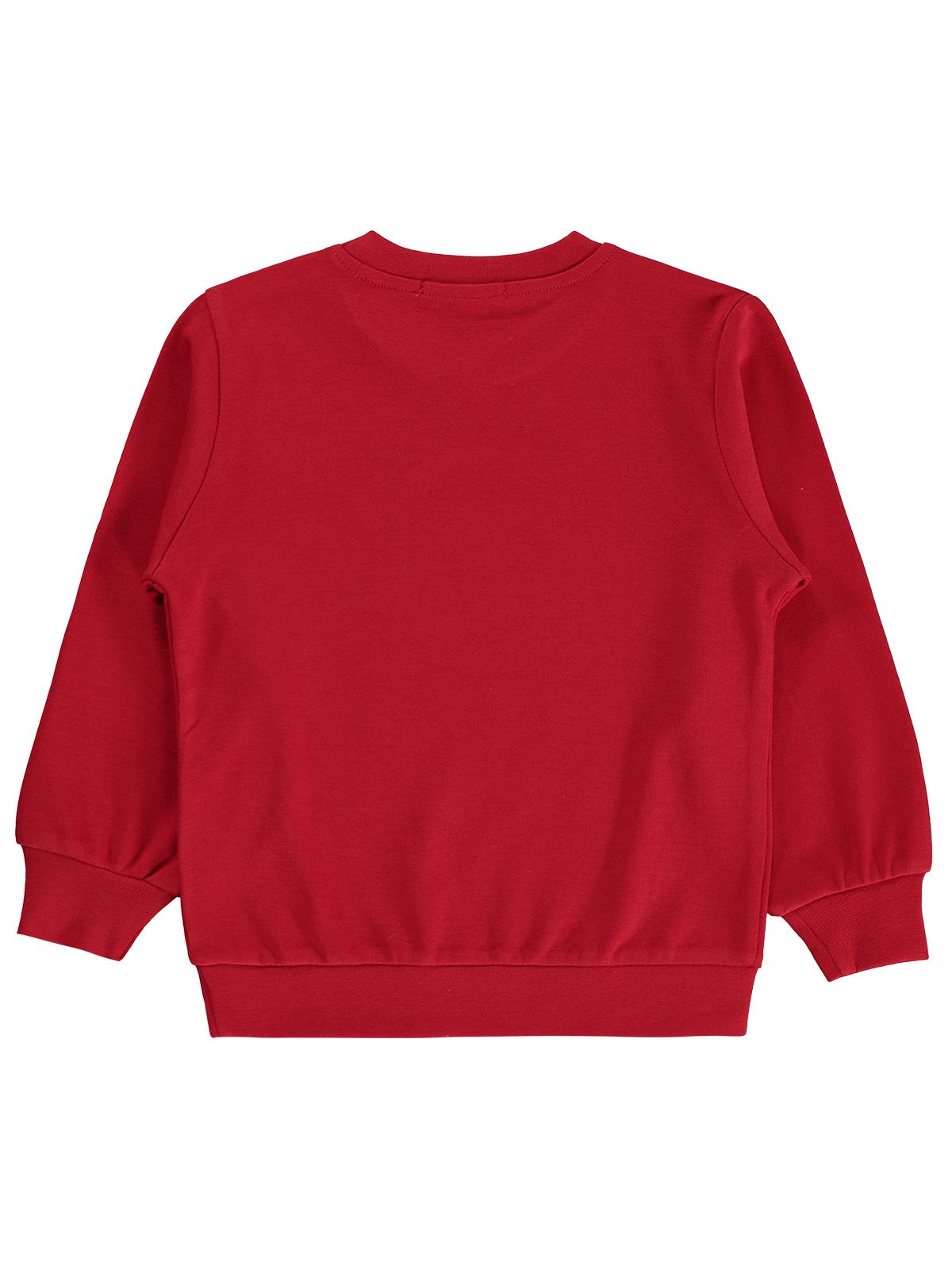 Civil Boys New York Baskılı 2-5 Yaş Sweatshirt  - Kırmızı