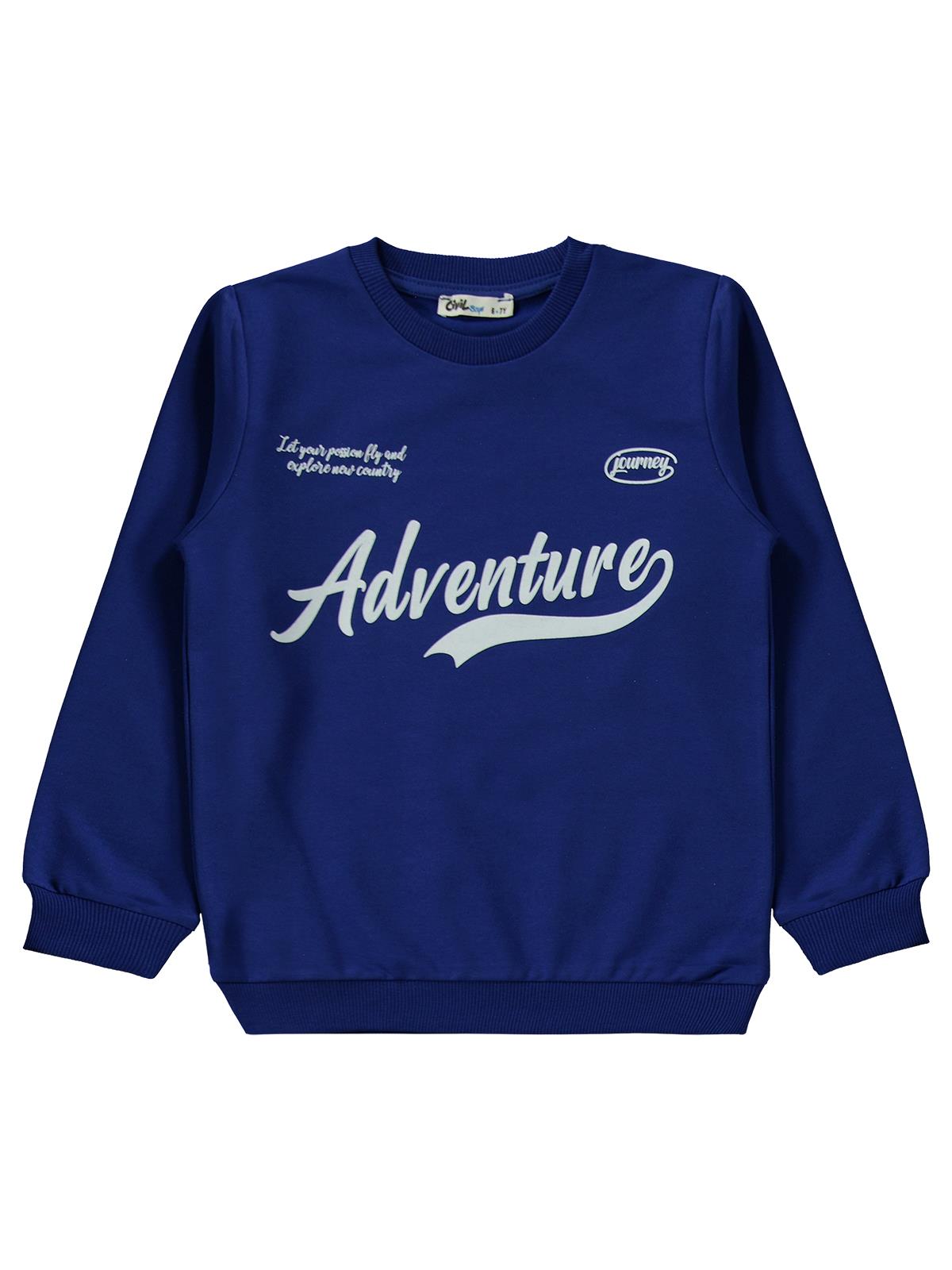 Civil Boys Adventure Baskılı 6-9 Yaş Eşofman Takımı - Mavi