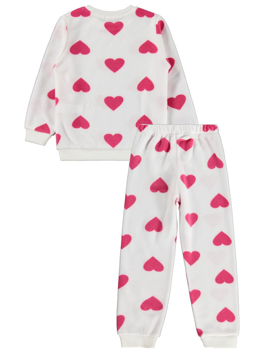 Civil Girls Kalpli 10-13 Yaş Pijama Takımı - Ekru