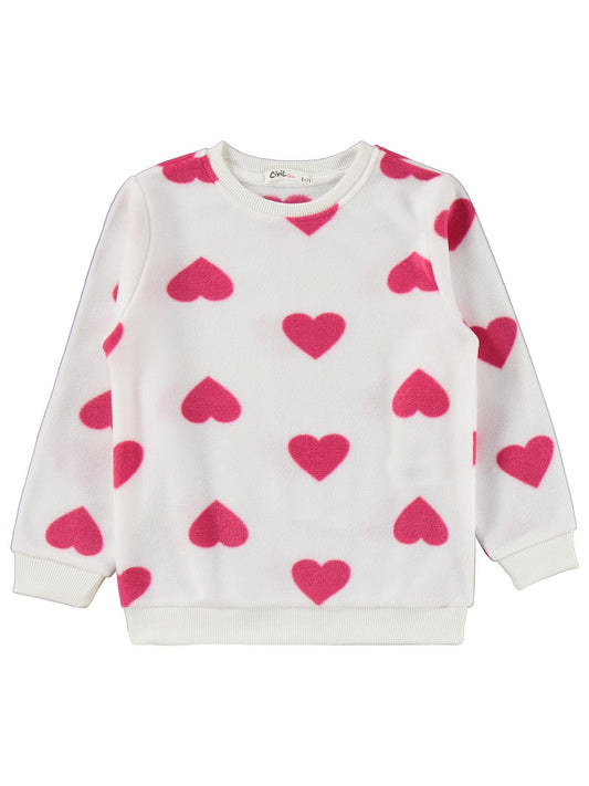 Civil Girls Kalpli 10-13 Yaş Pijama Takımı - Ekru