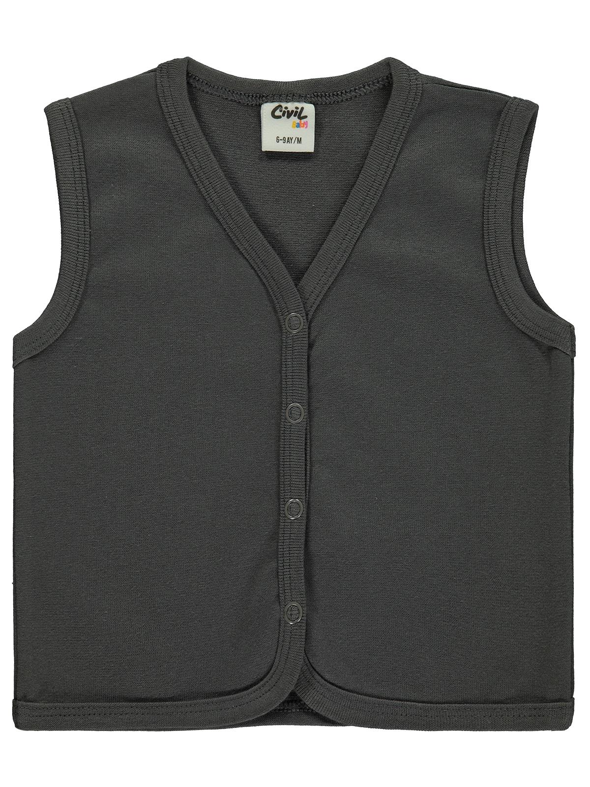 Civil Baby Basic 6-18 Ay Yelek - Gri