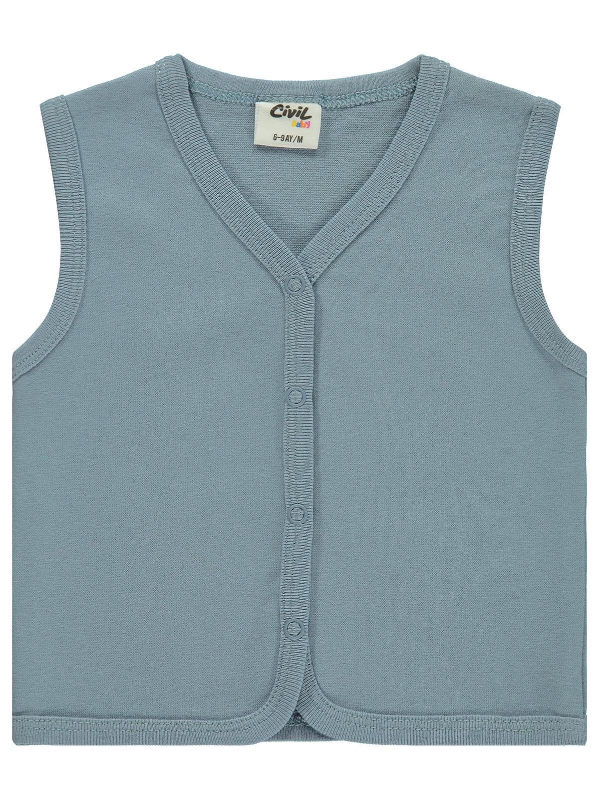 Civil Baby Basic 6-18 Ay Yelek - Mavi