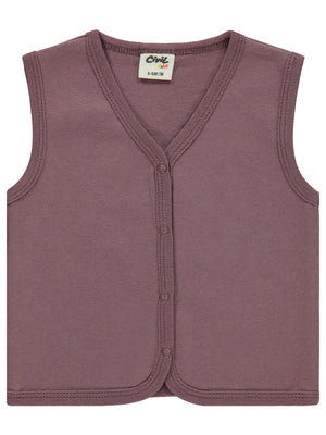 Civil Baby Basic 6-18 Ay Yelek - Kahve