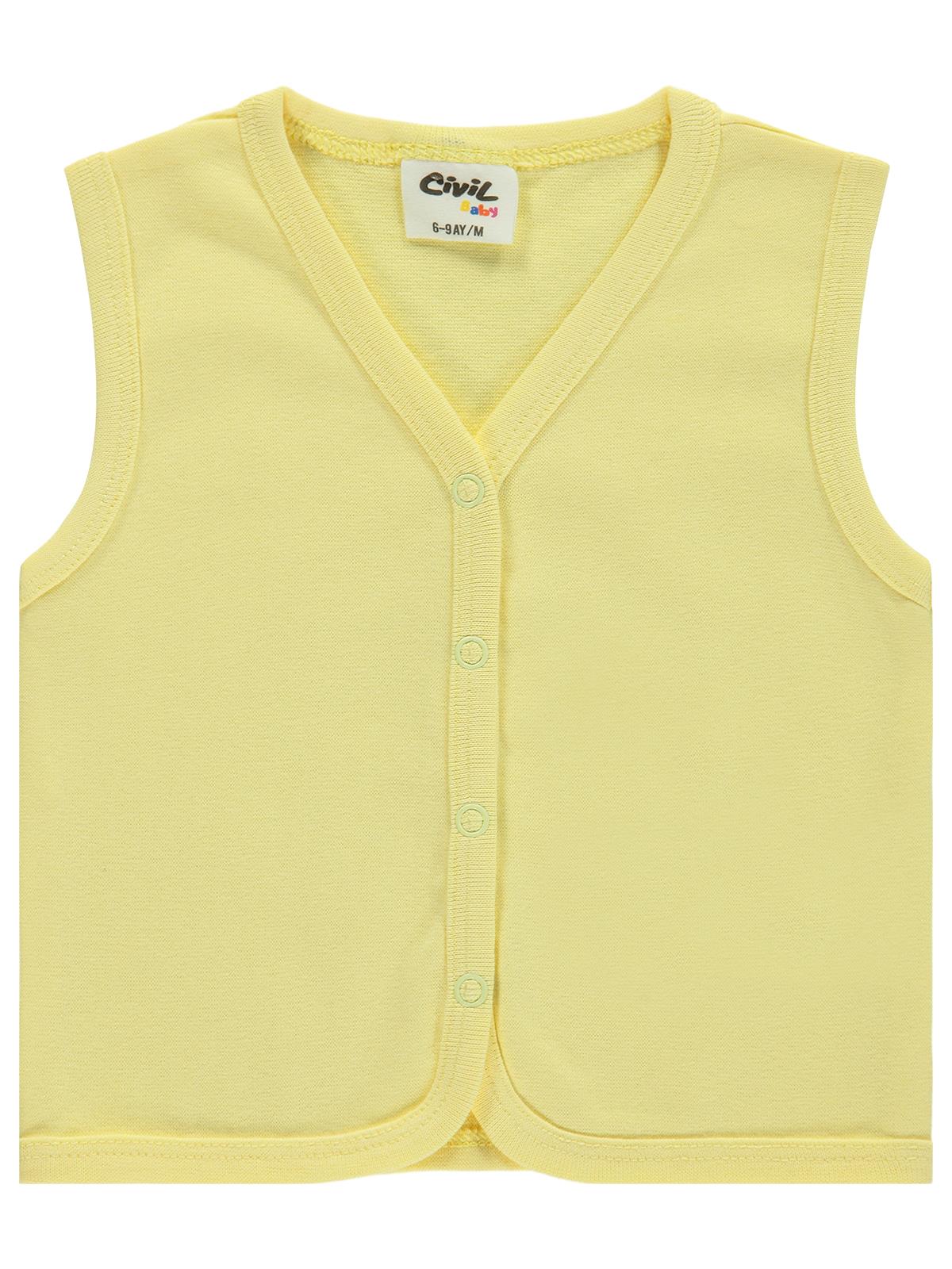Civil Baby Basic 6-18 Ay Yelek - Sarı