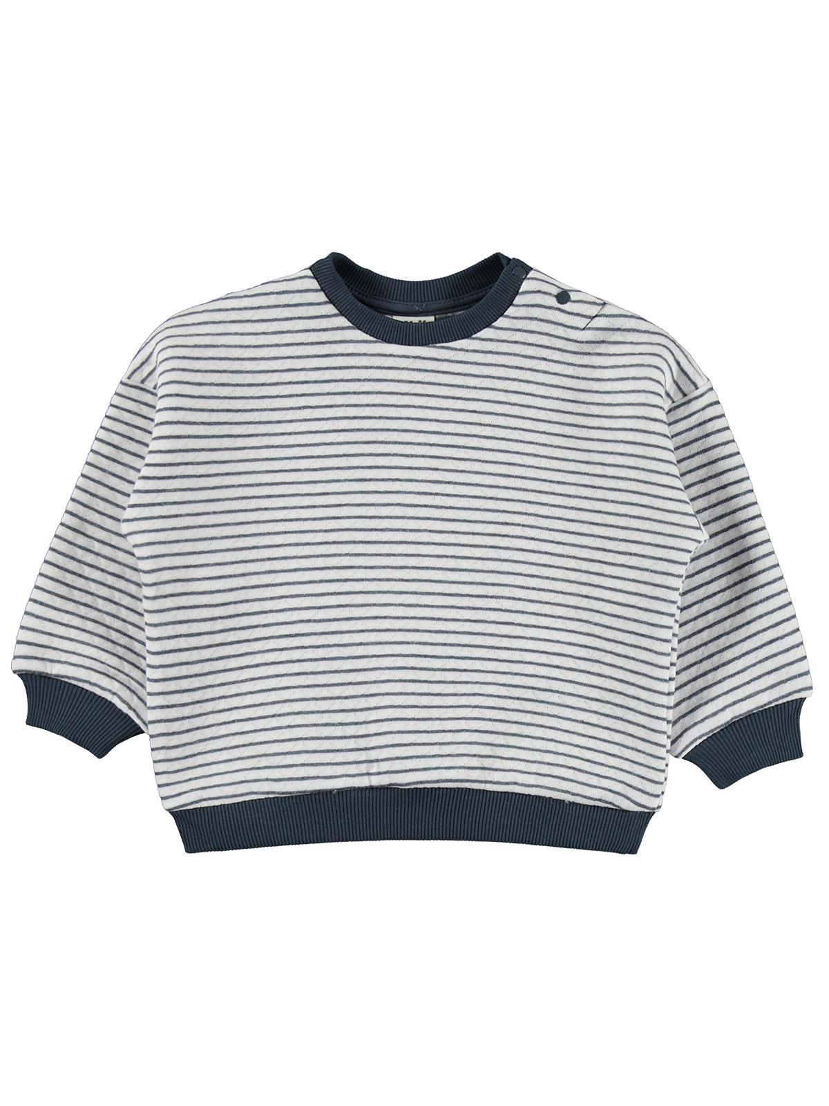 Civil Baby Çizgili 6-18 Ay Takım - Lacivert