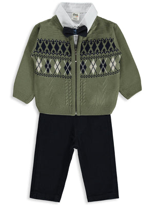 Civil Baby Desenli 6-18 Ay Takım - Haki