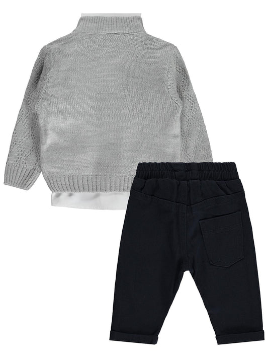 Civil Baby Trikolu 6-18 Ay Takım - Gri