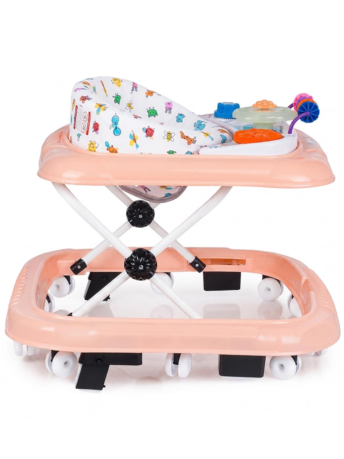 Baby Force Müzikli Işıklı Bebek Yürüteci - Pudra