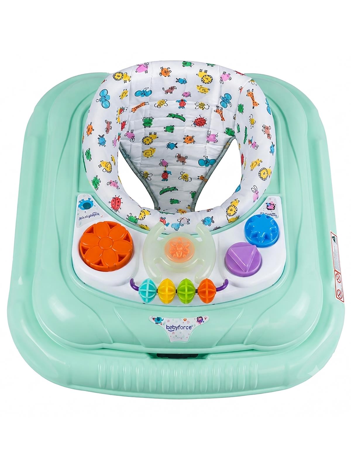 Baby Force Müzikli Işıklı Bebek Yürüteci - Yeşil