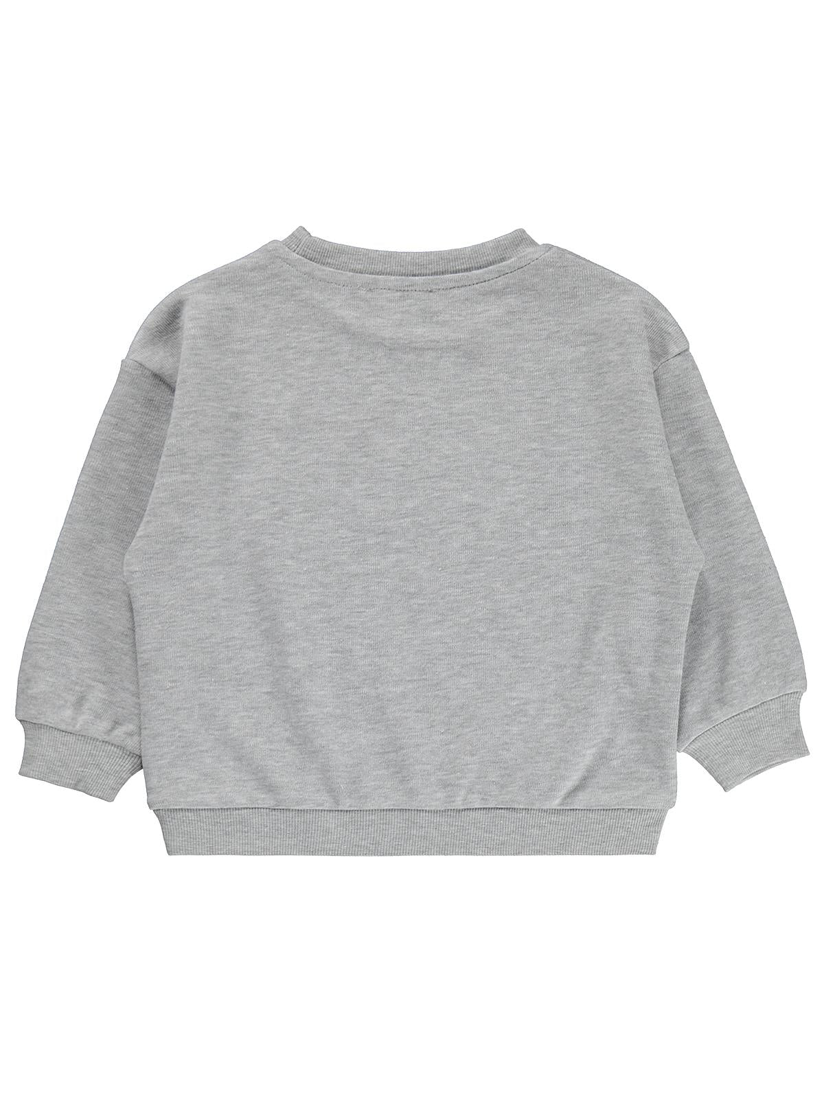 Civil Boys Aslan Baskılı 2-5 Yaş Sweatshirt - Gri