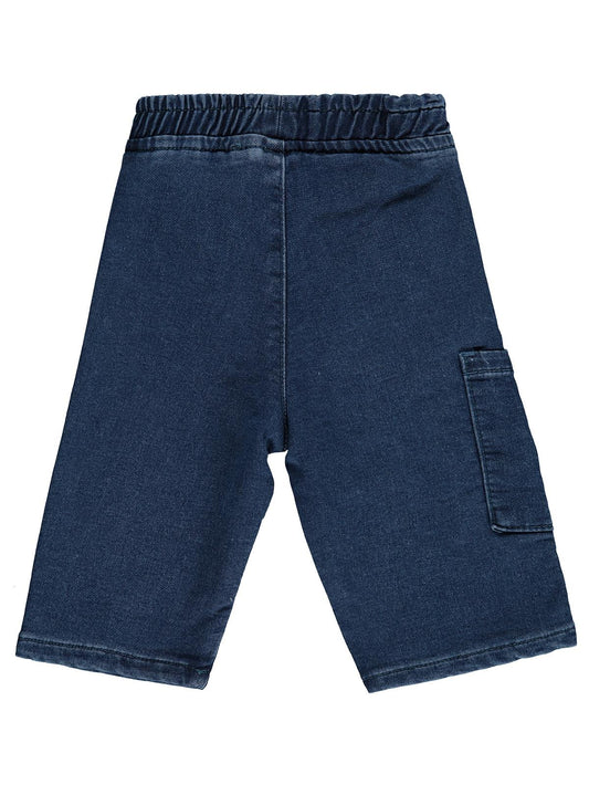 Civil Baby Dinozor Nakışlı 6-18 Ay Pantolon - Mavi