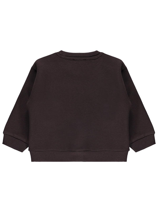 Civil Girls Su Yolu Aksesuarlı 2-5 Yaş Sweatshirt - Kahverengi