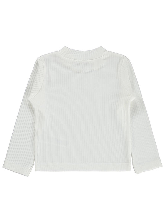 Pierre Cardin Sweatshirt | Modal Uzun Kol Bisiklet Yaka | Okul Kreş ve Günlük Kullanım - Ekru