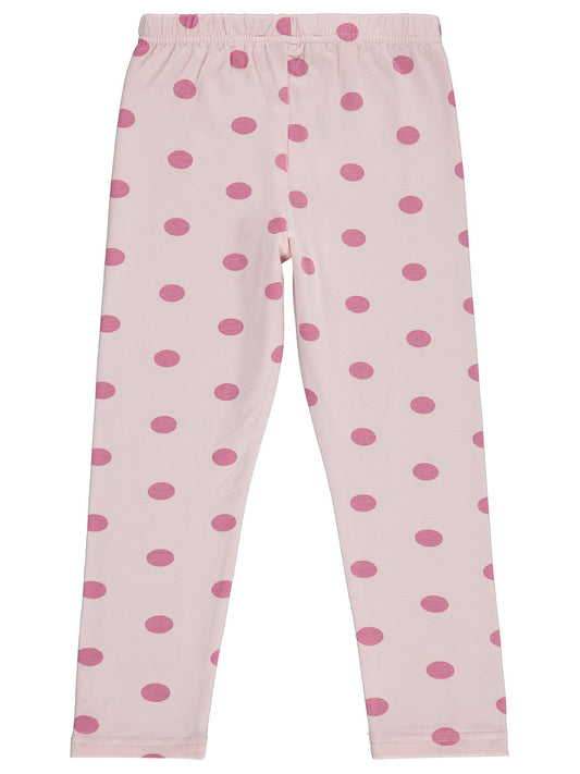 Civil Girls Puantiyeli 6-9 Yaş Tayt - Pembe