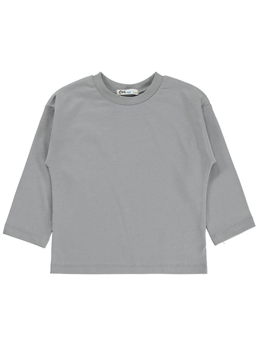 Civil Boys Basic 2-5 Yaş Sweatshirt - Gri