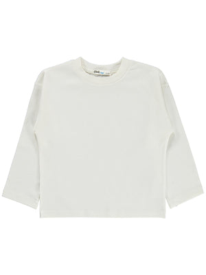 Civil Boys Basic 2-5 Yaş Sweatshirt - Ekru