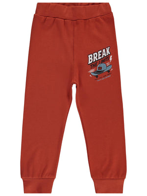 Civil Boys Break Baskılı 2-5 Yaş Eşofman Altı - Turuncu