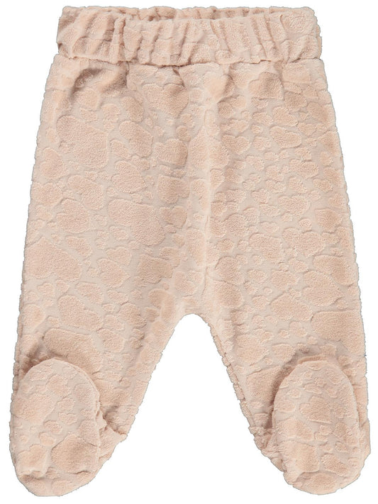 Civil Baby Tavşan Nakışlı 1-9 Ay Tek Alt Bebe - Pudra