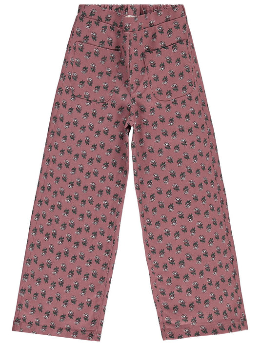 Civil Girls Çiçek Desenli 6-9 Yaş Pantolon - Lila