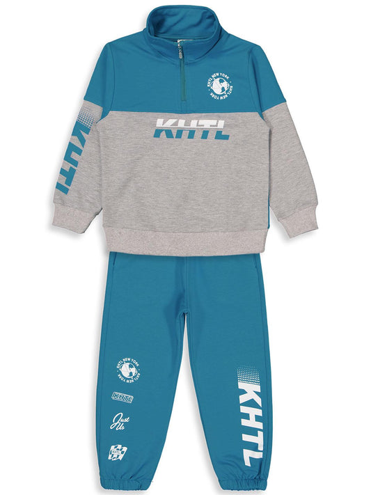 Civil Boys KHTL Baskılı 6-9 Yaş Eşofman Takımı - Mavi