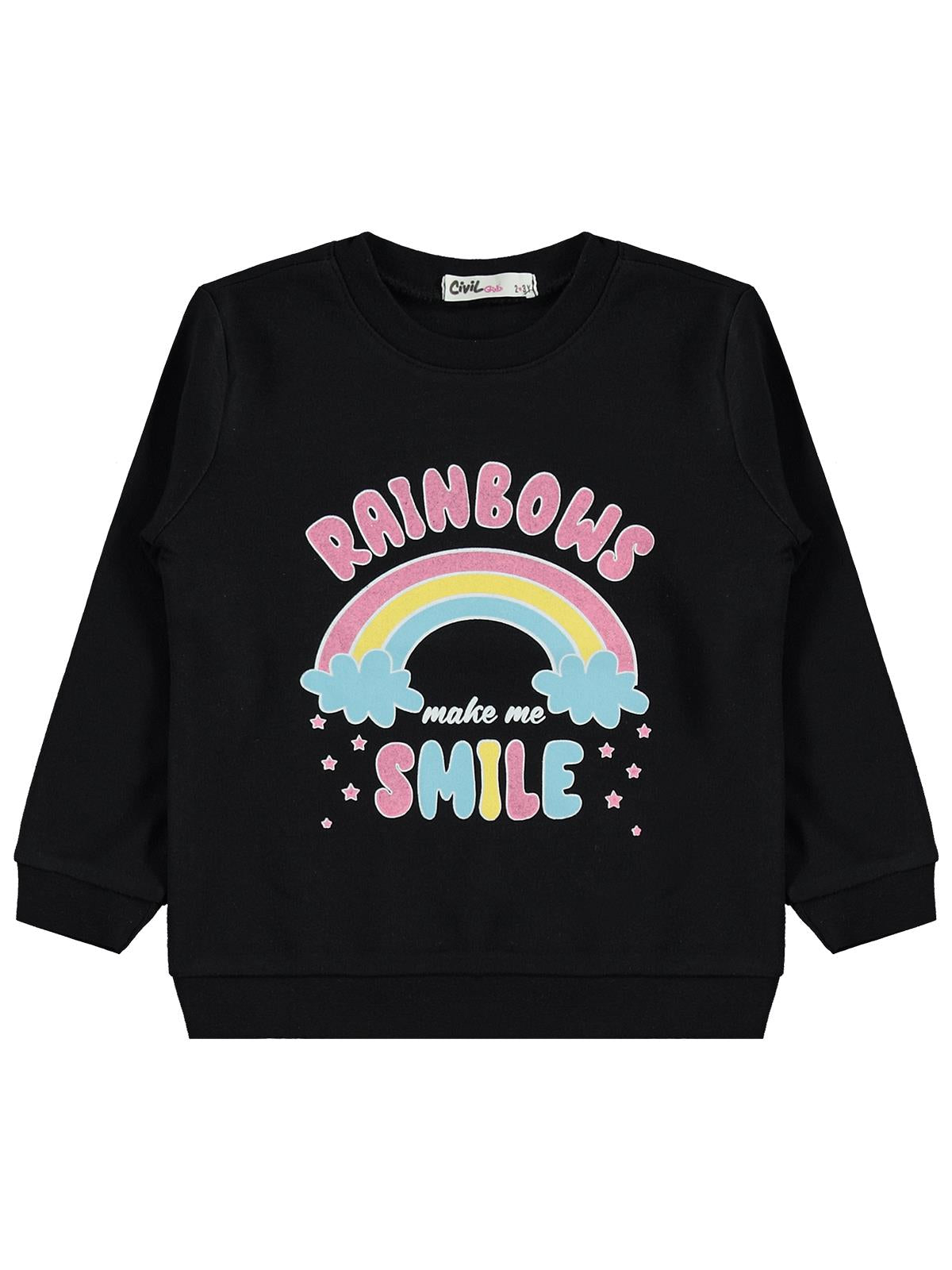 Civil Girls 3'lü 2-5 Yaş Sweatshirt
