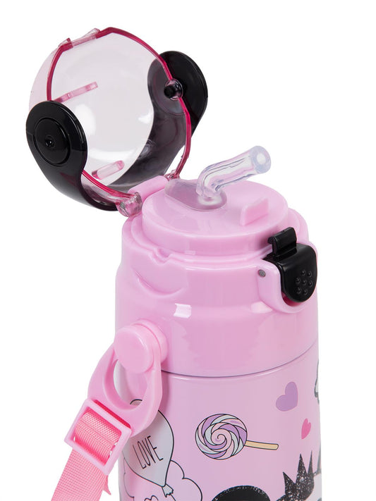 Muggle Çelik Matara 550 ml  - Pembe