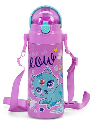 Muggle Çelik Matara 550 ml  - Lila