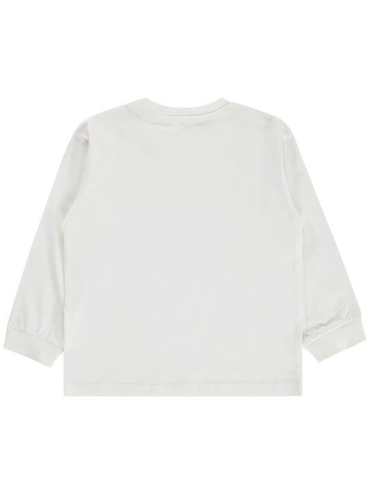 Silversun Basic Etiket Armalı 2-7 Yaş Sweatshirt - Beyaz
