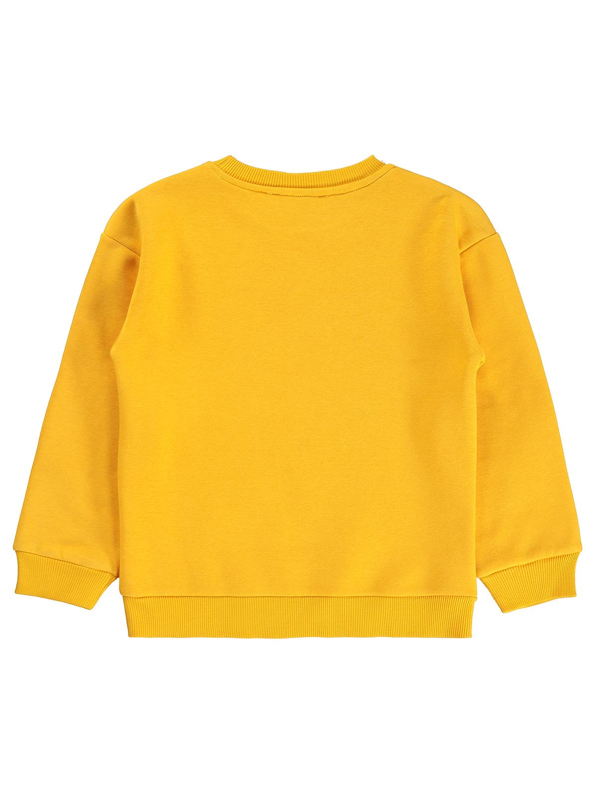 Silversun 1975 Aslan Baskılı 2-7 Yaş Sweatshirt - Sarı
