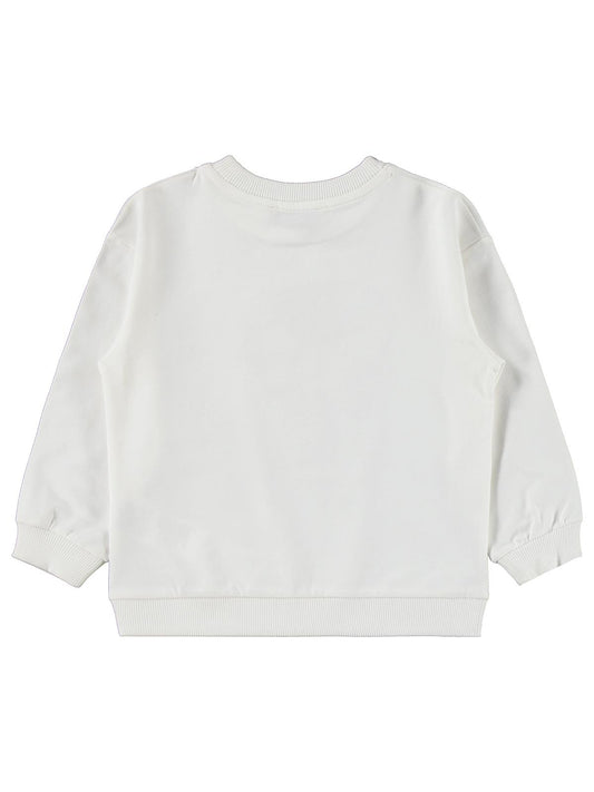 Silversun Köpek Baskılı 2-7 Yaş Sweatshirt - Ekru
