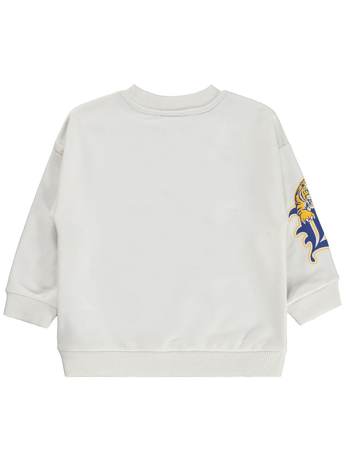 Silversun Athletic 68 Baskılı 2-7 Yaş Sweatshirt - Ekru