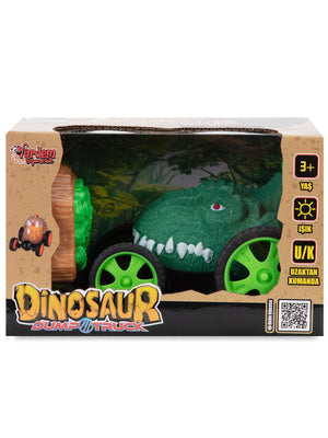 Vardem Uzaktan Kumandalı Işıklı Dinozor Araba - Yeşil