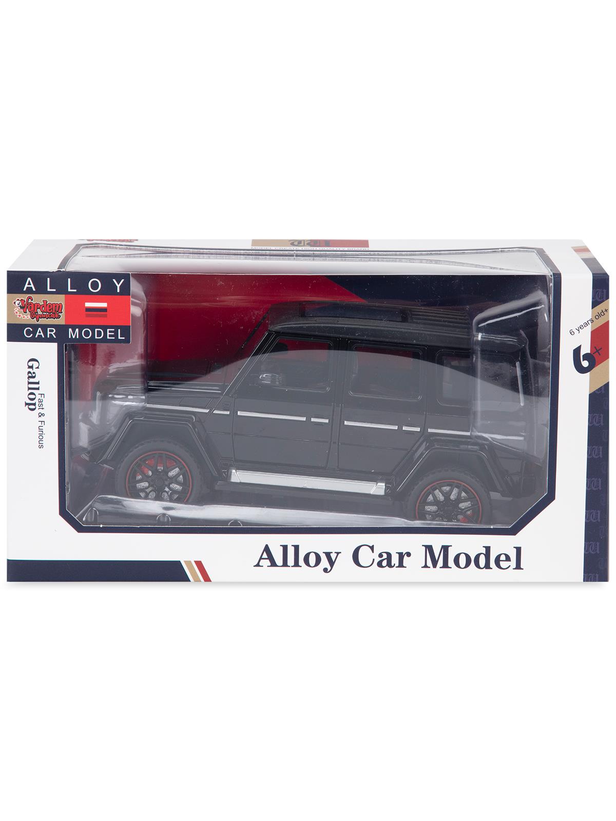 Vardem Kutulu Çek Bırak 1:24 Işıklı ve Sesli Kapıları Açılan G Jeep - Siyah
