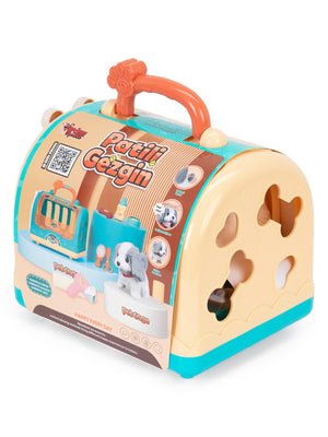Vardem Tasıma Cantalı Seslı Hareketlı Kopek Set - Sarı