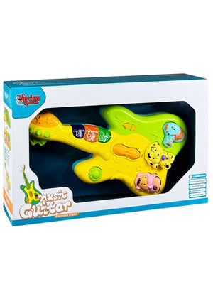 Vardem Işıklı ve Müzikli Kutulu Gitar Bebek Piyanosu - Sarı