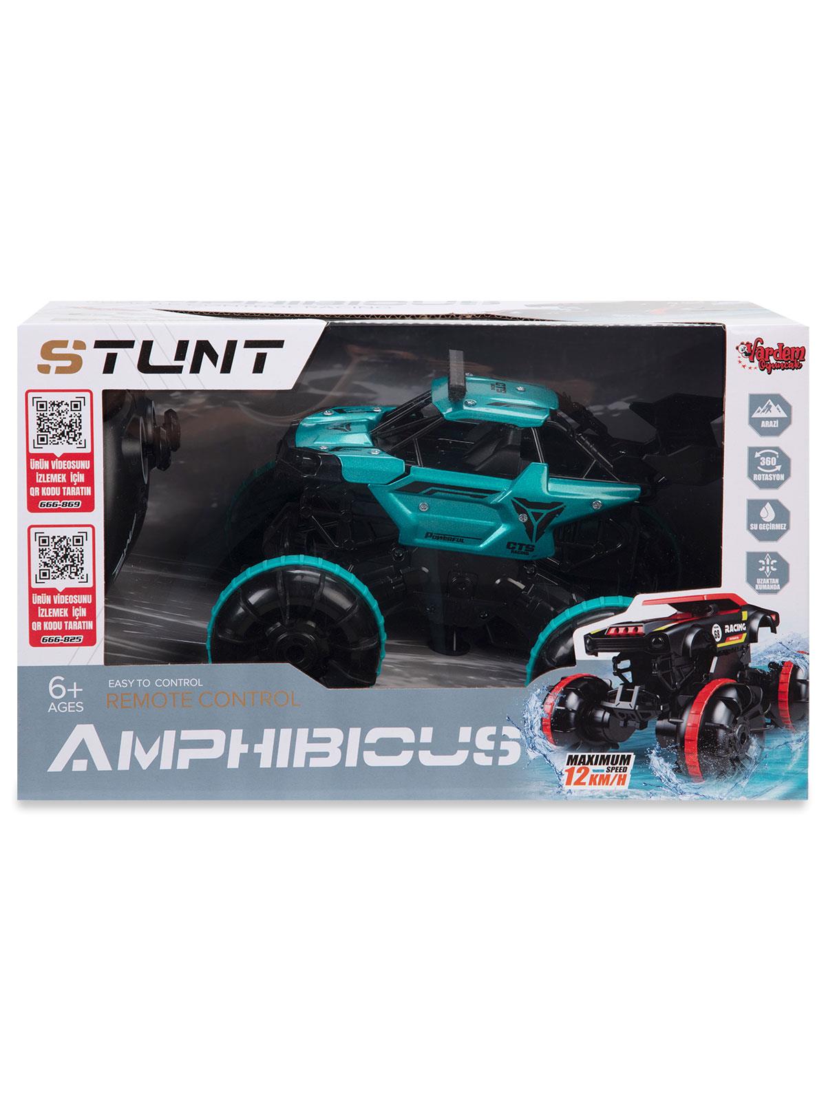 Vardem 2.4G Sarjlı Amfıbı Off Road Stunt Araba - Yeşil