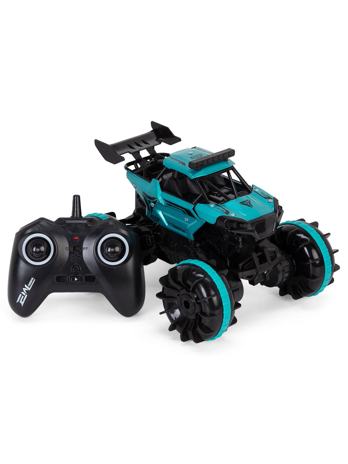 Vardem 2.4G Sarjlı Amfıbı Off Road Stunt Araba - Yeşil
