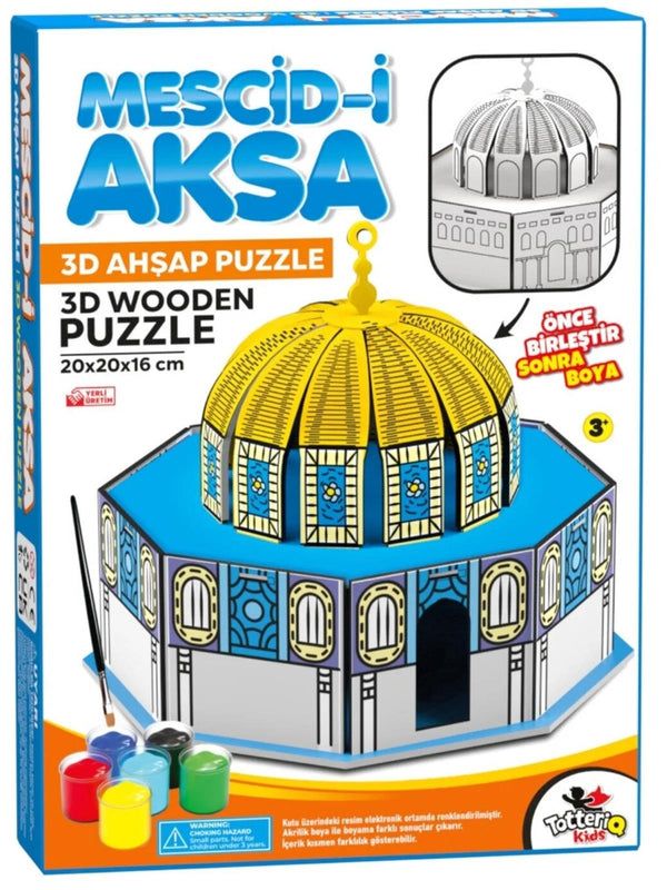 Vardem Oyuncak Mescid-İ Aksa 3D Ahsap Puzzle