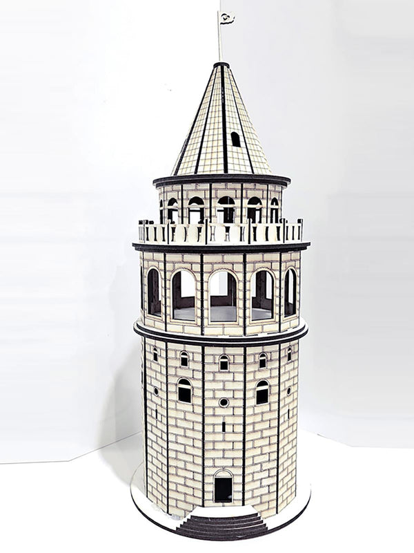 Vardem Oyuncak Galata Kulesi 3D Ahsap Puzzle