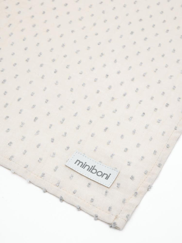 Miniboni Müslin Emzirme Örtüsü - Beyaz