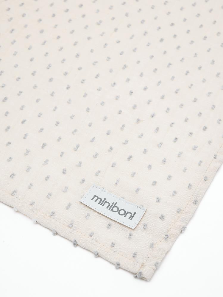 Miniboni Müslin Emzirme Örtüsü - Beyaz
