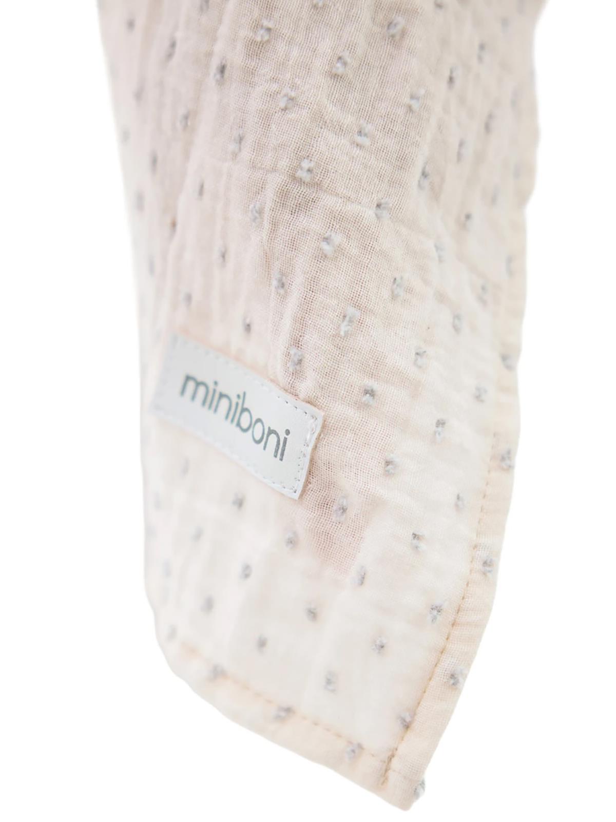 Miniboni Müslin Emzirme Örtüsü - Beyaz