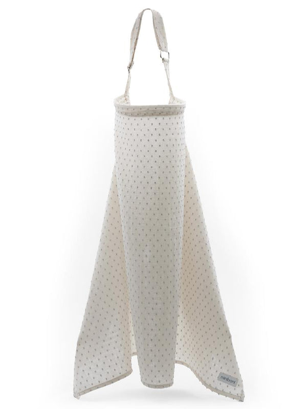 Miniboni Müslin Emzirme Örtüsü - Beyaz