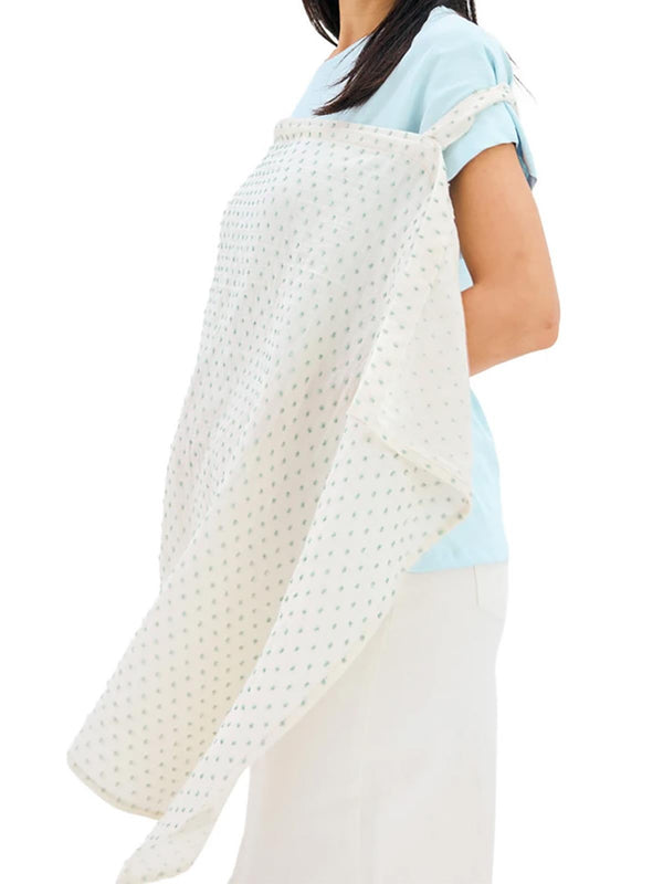 Miniboni Müslin Emzirme Örtüsü - Beyaz