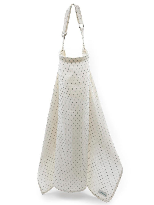 Miniboni Müslin Emzirme Örtüsü - Beyaz